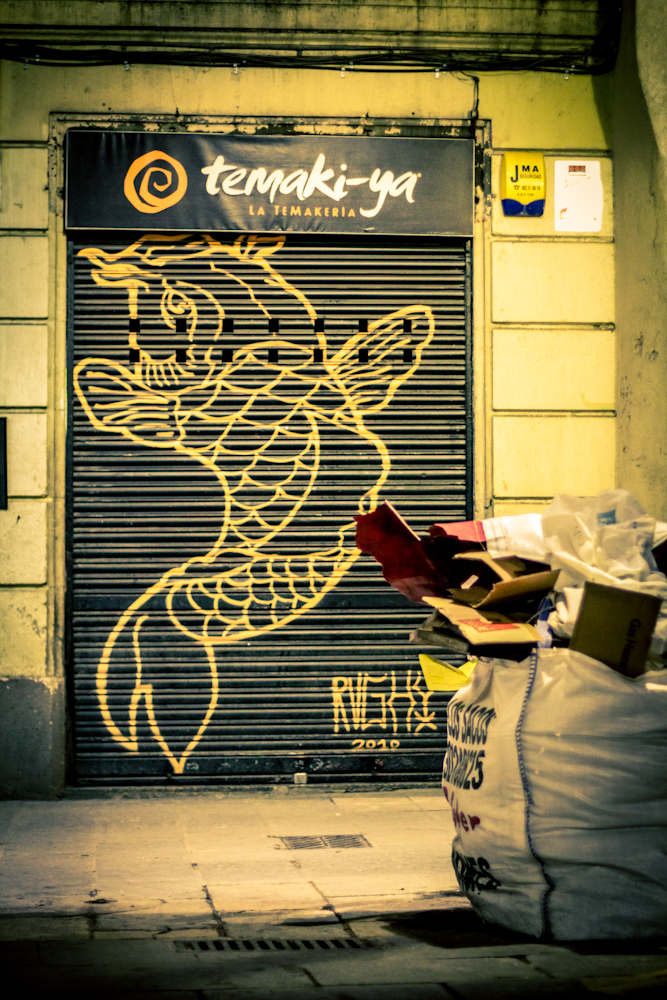 Represión contra el grafiti